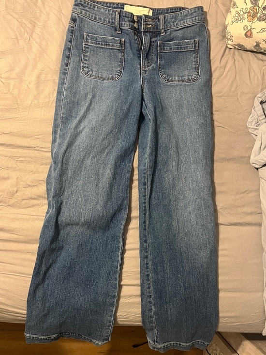 Christian Siriano Denim - Gloria Vanderbilt xChristian Siriano Medium Blue Wide-Leg Jeans
